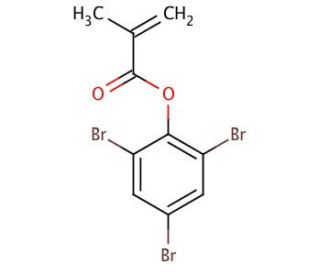 2,4,6-Tribromophenyl methacrylate (CAS 37721-71-4) - chemical structure image