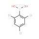 2,4,6-Trichlorobenzeneboronic acid (CAS 73852-18-3) - chemical structure image