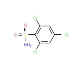 2,4,6-Trichlorobenzenesulfonamide (CAS 28460-30-2) - chemical structure image