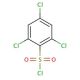 2,4,6-Trichlorobenzenesulfonyl chloride (CAS 51527-73-2) - chemical structure image