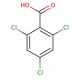 2,4,6-Trichlorobenzoic acid (CAS 50-43-1) - chemical structure image