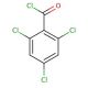 2,4,6-Trichlorobenzoyl chloride (CAS 4136-95-2) - chemical structure image