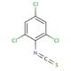 2,4,6-Trichlorophenyl isothiocyanate (CAS 22134-07-2) - chemical structure image