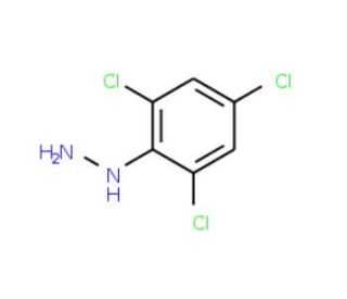 2,4,6-Trichlorophenylhydrazine (CAS 5329-12-4) - chemical structure image
