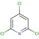 2,4,6-Trichloropyridine (CAS 16063-69-7) - chemical structure image