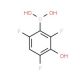 2,4,6-Trifluoro-3-hydroxyphenylboronic acid (CAS 1072951-37-1) - chemical structure image