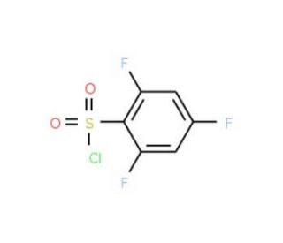 2,4,6-trifluorobenzene-1-sulfonyl chloride (CAS 220239-64-5) - chemical structure image