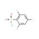 2,4,6-trifluorobenzene-1-sulfonyl chloride (CAS 220239-64-5) - chemical structure image