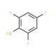 2,4,6-trifluorobenzene-1-thiol (CAS 130922-42-8) - chemical structure image