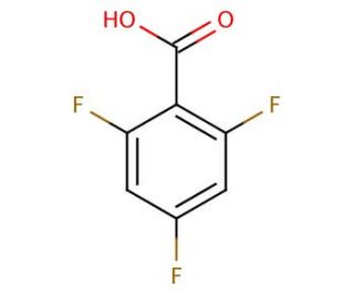 2,4,6-Trifluorobenzoic acid (CAS 28314-80-9) - chemical structure image