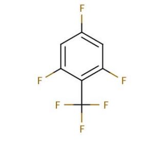 2,4,6-Trifluorobenzotrifluoride (CAS 122030-04-0) - chemical structure image