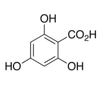 2,4,6-Trihydroxybenzoic Acid (CAS 83-30-7) - chemical structure image
