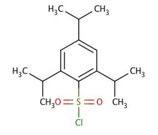 2,4,6-Triisopropylbenzenesulfonyl chloride (CAS 6553-96-4) - chemical structure image