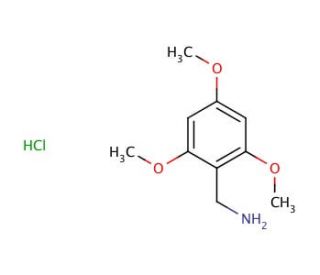 2,4,6-Trimethoxybenzylamine hydrochloride (CAS 146548-59-6) - chemical structure image