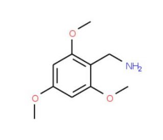 (2,4,6-trimethoxyphenyl)methanamine (CAS 77648-20-5) - chemical structure image