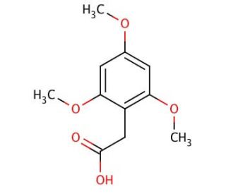 2,4,6-Trimethoxyphenylacetic acid (CAS 104397-80-0) - chemical structure image