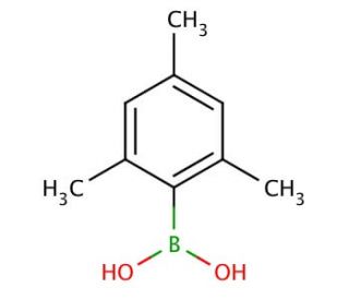 2,4,6-Trimethylphenylboronic acid (CAS 5980-97-2) - chemical structure image