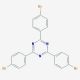 2,4,6-Tris-(4-bromo-phenyl)-[1,3,5]triazine (CAS 30363-03-2) - chemical structure image