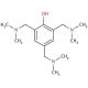 2,4,6-Tris(dimethylaminomethyl)phenol (CAS 90-72-2) - chemical structure image