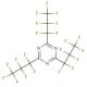 2,4,6-Tris(heptafluoropropyl)-1,3,5-triazine 的分子结构, CAS编号: 915-76-4 2,4,6-Tris(heptafluoropropyl)-1,3,5-triazine (CAS 915-76-4) - chemical structure image
