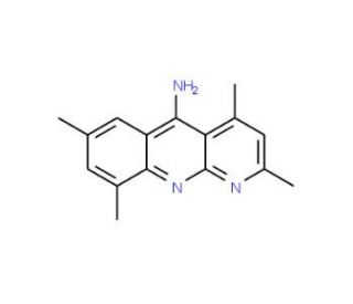 2,4,7,9-tetramethylbenzo[b]-1,8-naphthyridin-5-amine - chemical structure image