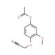 2-(4-Acetoxy-2-methoxyphenoxy)-acetonitrile (CAS 887352-07-0) - chemical structure image