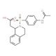 [2-(4-Acetylamino-benzenesulfonyl)-1,2,3,4-tetrahydro-isoquinolin-1-yl]-acetic acid - chemical structure image