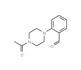 2-(4-acetylpiperazin-1-yl)benzaldehyde - chemical structure image