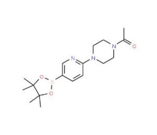 2-(4-Acetylpiperazin-1-yl)pyridine-5-boronic acid, pinacol ester (CAS 1073372-01-6) - chemical structure image
