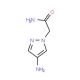 2-(4-amino-1H-pyrazol-1-yl)acetamide - chemical structure image