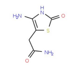 2-(4-amino-2-oxo-2,3-dihydro-1,3-thiazol-5-yl)acetamide - chemical structure image
