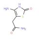 2-(4-amino-2-oxo-2,3-dihydro-1,3-thiazol-5-yl)acetamide - chemical structure image