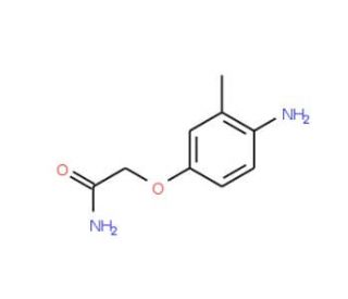 2-(4-amino-3-methylphenoxy)acetamide - chemical structure image