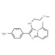 [2-(4-Amino-phenyl)-5-methyl-imidazo[1,2-a]-pyridin-3-yl]-(2-methoxy-ethyl)-amine - chemical structure image
