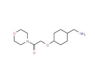 2-[4-(aminomethyl)phenoxy]-1-(morpholin-4-yl)ethan-1-one - chemical structure image