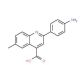 2-(4-aminophenyl)-6-methylquinoline-4-carboxylic acid - chemical structure image