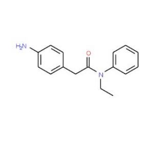 2-(4-aminophenyl)-N-ethyl-N-phenylacetamide - chemical structure image