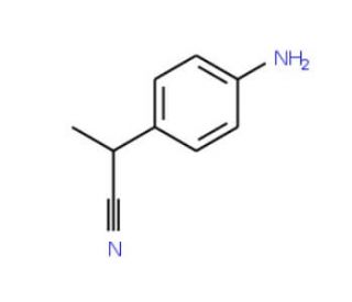 2-(4-Aminophenyl)propanenitrile (CAS 28694-90-8) - chemical structure image