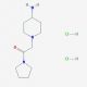 2-(4-aminopiperidin-1-yl)-1-(pyrrolidin-1-yl)ethan-1-one dihydrochloride - chemical structure image