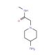 2-(4-aminopiperidin-1-yl)-N-methylacetamide - chemical structure image