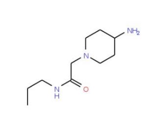 2-(4-aminopiperidin-1-yl)-N-propylacetamide - chemical structure image