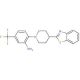 2-(4-Benzothiazol-2-yl-piperidin-1-yl)-5-trifluoromethyl-phenylamine - chemical structure image