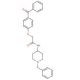 2-(4-Benzoylphenoxy)-N-[1-(phenylmethyl)-4-piperidinyl]acetamide - chemical structure image