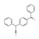 2-(4-Benzoylphenyl)-2-phenylacetonitrile (CAS 338791-77-8) - chemical structure image