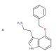 2-(4-Benzyloxy-indol-3-yl)ethanamine Hemisulfate Salt - chemical structure image