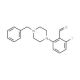 2-(4-Benzylpiperazino-1-yl)-6-fluorobenzaldehyde (CAS 159944-64-6) - chemical structure image