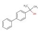 2-(4-Biphenylyl)-2-propanol 的分子结构, CAS编号: 34352-74-4 2-(4-Biphenylyl)-2-propanol (CAS 34352-74-4) - chemical structure image