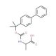 2-(4-Biphenylyl)-isopropyloxycarbonyl-L-alanine (CAS 23631-89-2) - chemical structure image