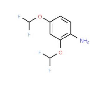 2,4-bis(difluoromethoxy)aniline - chemical structure image