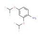 2,4-bis(difluoromethoxy)aniline - chemical structure image